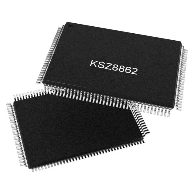 供應(yīng)，回收【Microchip】KSZ8862-32MQL 雙端口以太網(wǎng)交換機(jī)，帶光纖支持