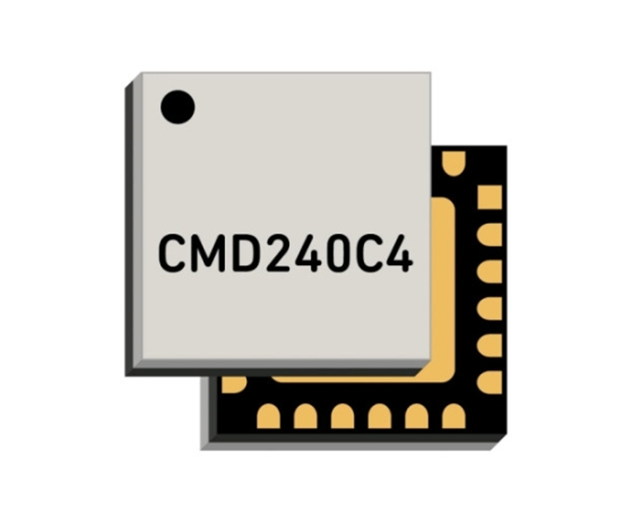 CMD240C4是一款射頻放大器，DC至22GHz，24QFN