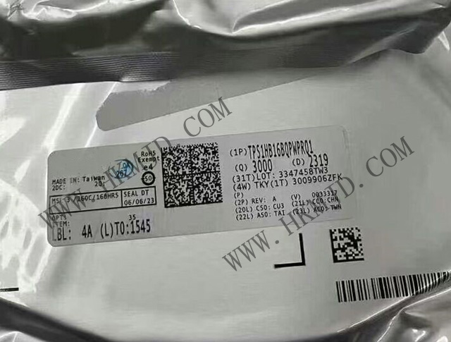 全新德州儀器 TPS1HB16BQPWPRQ1 車載智能高側(cè)開關 40-V, 16-M, 1-CH AUTOMOTIVE SMAR