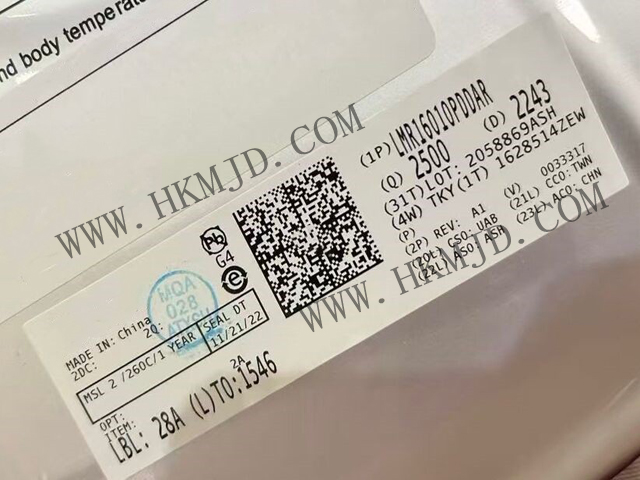LMR16010PDDAR(TI): SIMPLE SWITCHER? 60V、1A 降壓轉(zhuǎn)換器（IQ 為 40μA）