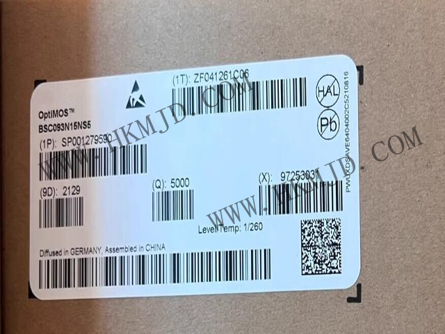 英飛凌BSC093N15NS5 OptiMOS?5 150V功率MOSFET，超低導(dǎo)通電阻9.3mΩ