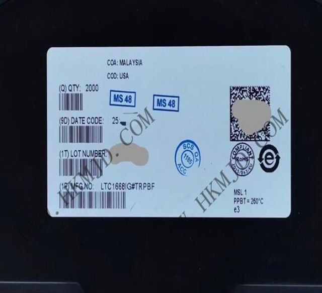 [出售] LTC1668IG (ADI) 16位，50Msps 差分電流輸出數(shù)模轉(zhuǎn)換器