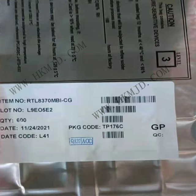 Realtek RTL8370MBI 高性能8+2端口千兆以太網(wǎng)交換芯片，明佳達電子現(xiàn)貨供應(yīng)