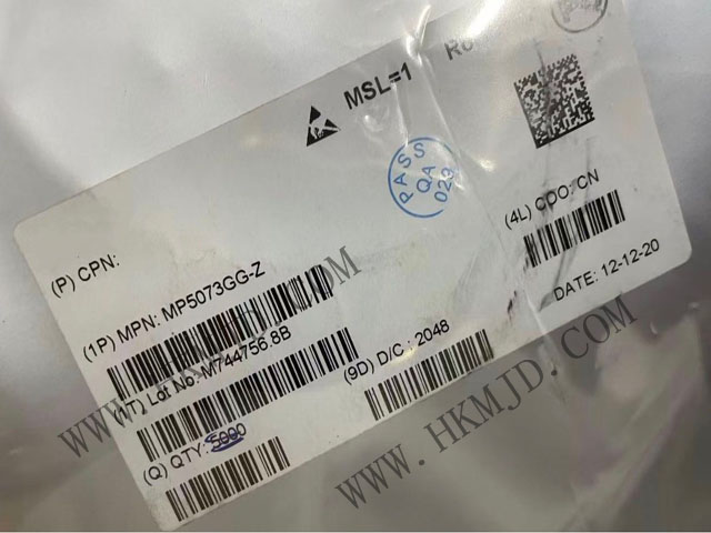 （MPS產(chǎn)品）MP5073GG 集成 50m? 低導通電阻 FET 的 2A, 5.5V負載開關IC